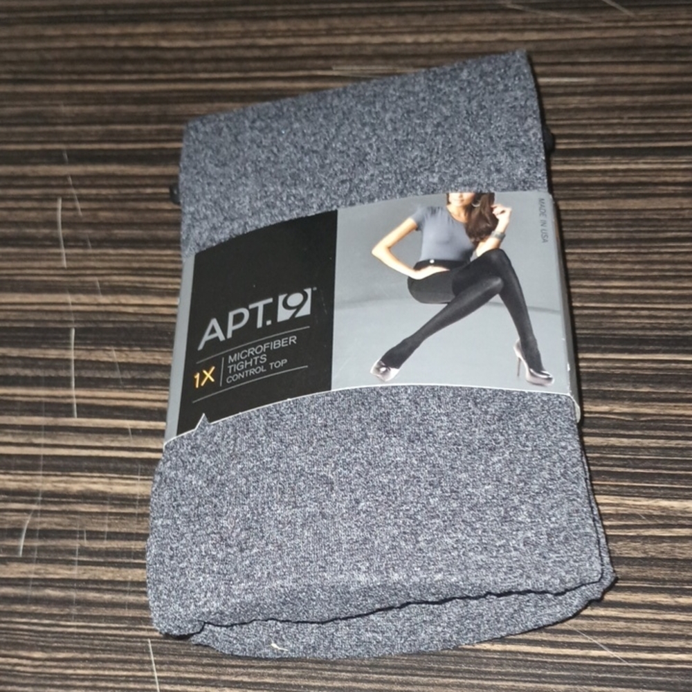 Apt. 9 Charcoal Microfiber Tights